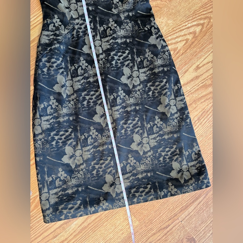 ZAC POSEN Black Floral Jacquard Dress (Fits XS) - Picture 8 of 8